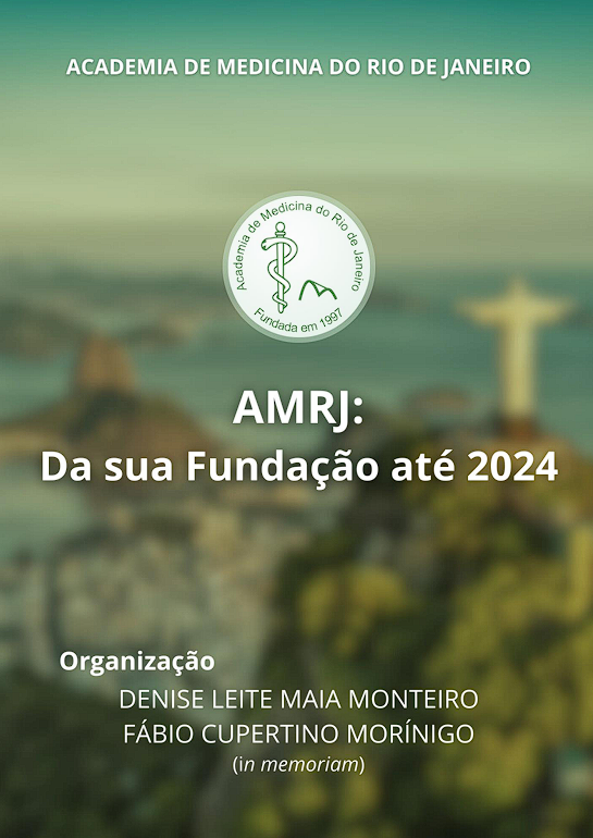 Capa do livro AMRJ: Da sua Fundação até 2024